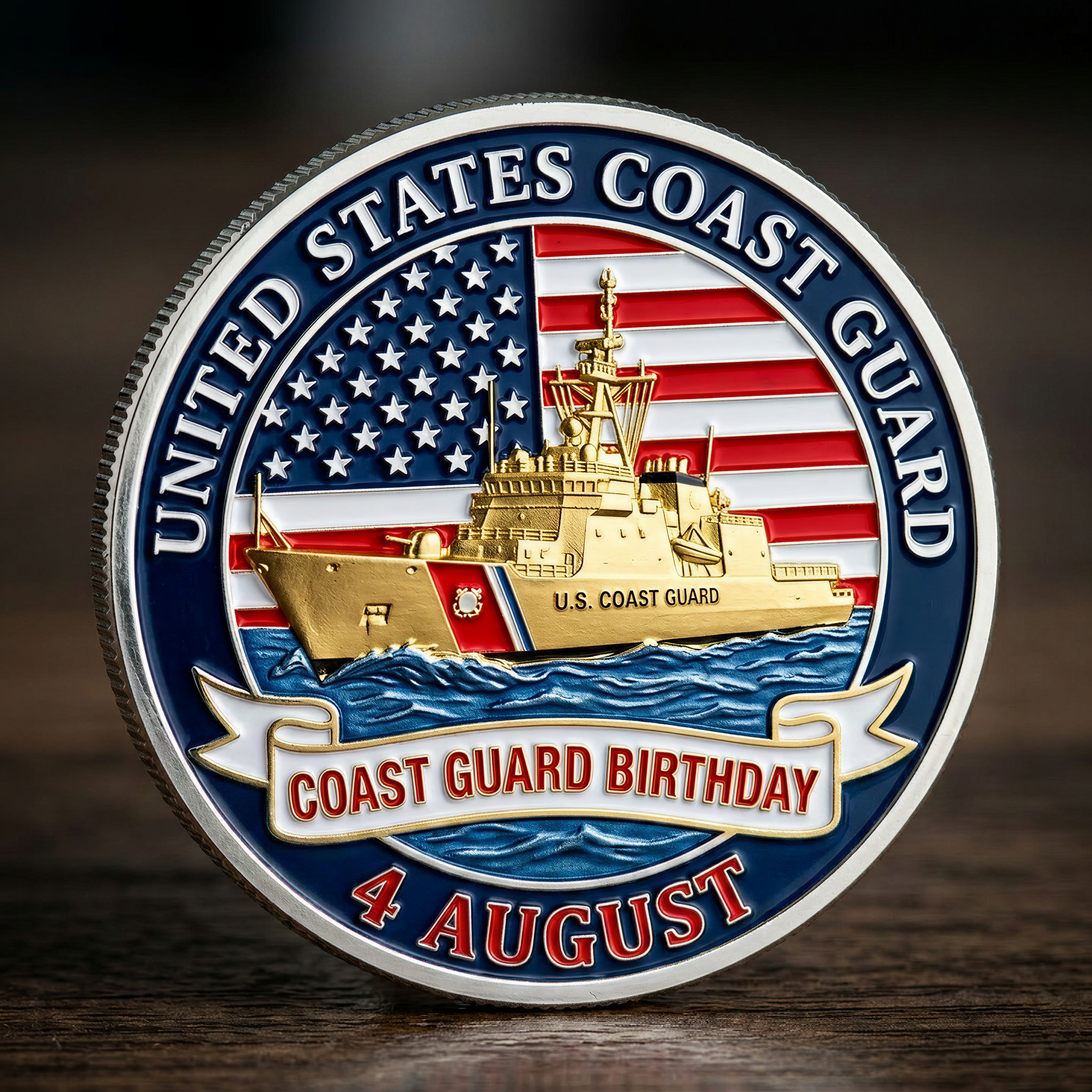 🔥Last Day 50% OFF 🔥Exclusive U.S. Coast Guard Birthday Commemorative Coin - "Semper Paratus" Edition ⚓🇺🇸