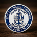 🔥Last Day 50% OFF 🔥Exclusive U.S. Navy Birthday Commemorative Coin - Honor, Courage, Commitment ⚓🇺🇸