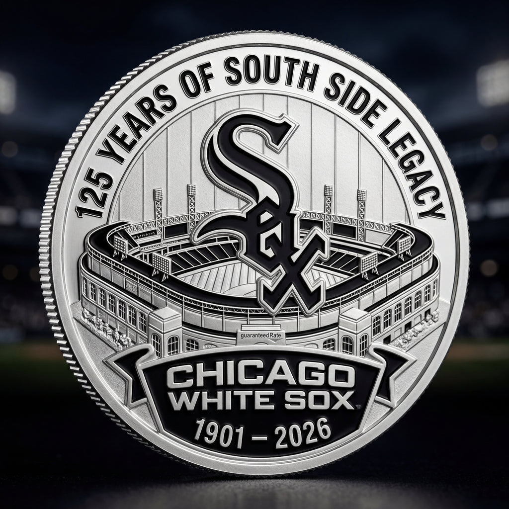 🔥Last Day 50% OFF 🔥Official Chicago White Sox 125th Anniversary Commemorative Coin (1901-2026) ⚾️ Limited Edition Collector's Item