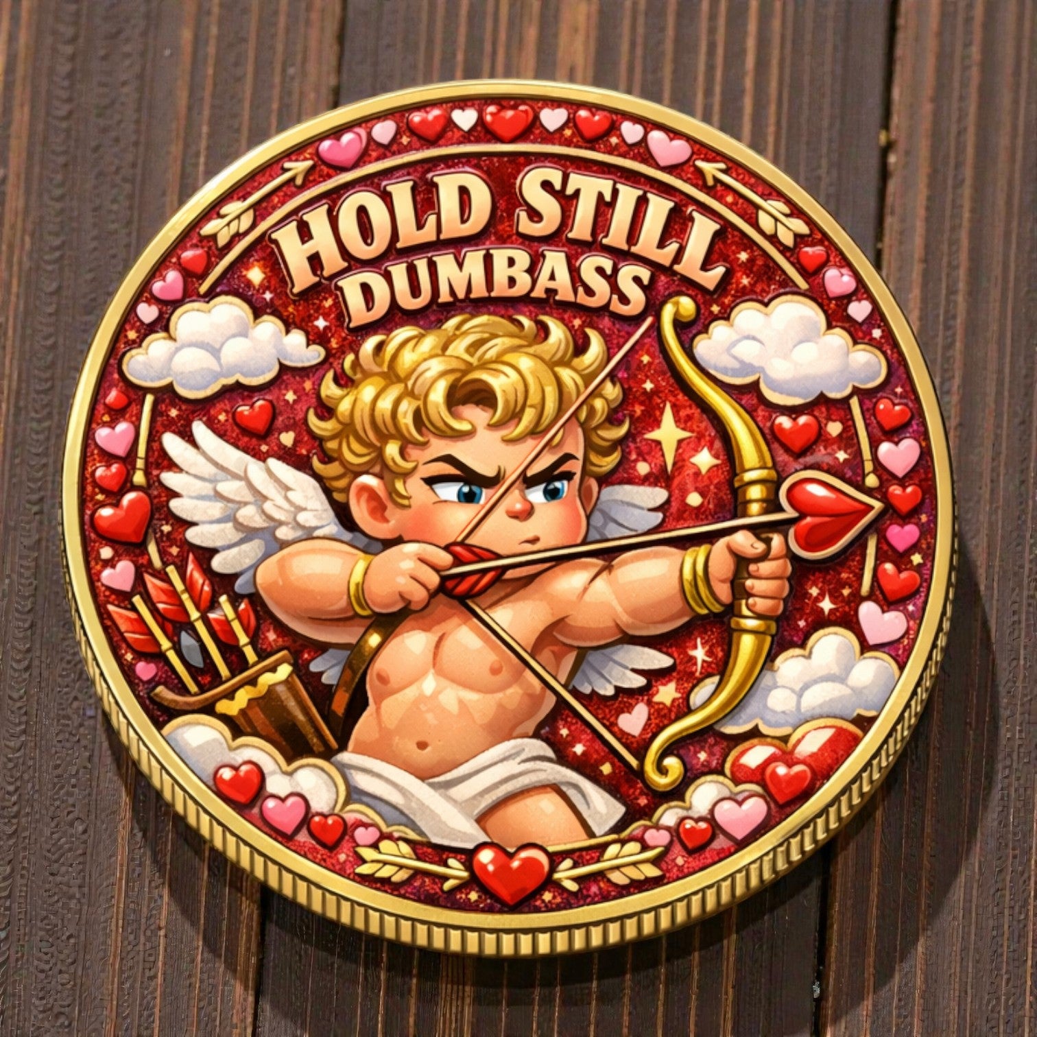 🔥Limited Edition🔥Valentine’s Day Funny Cupid Challenge Coin
