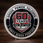🔥Last Day 50% OFF 🔥Rise for 60 Years: Exclusive Atlanta Falcons 60th Anniversary Commemorative Coin 🦅🔴⚫