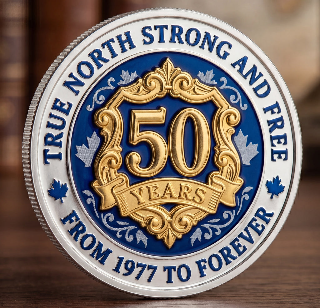 🔥Last Day 50% OFF 🔥Toronto Blue Jays 50th Anniversary Commemorative Coin | 1977-2027 Fan Exclusive ⚾🇨🇦
