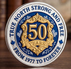🔥Last Day 50% OFF 🔥Toronto Blue Jays 50th Anniversary Commemorative Coin | 1977-2027 Fan Exclusive ⚾🇨🇦