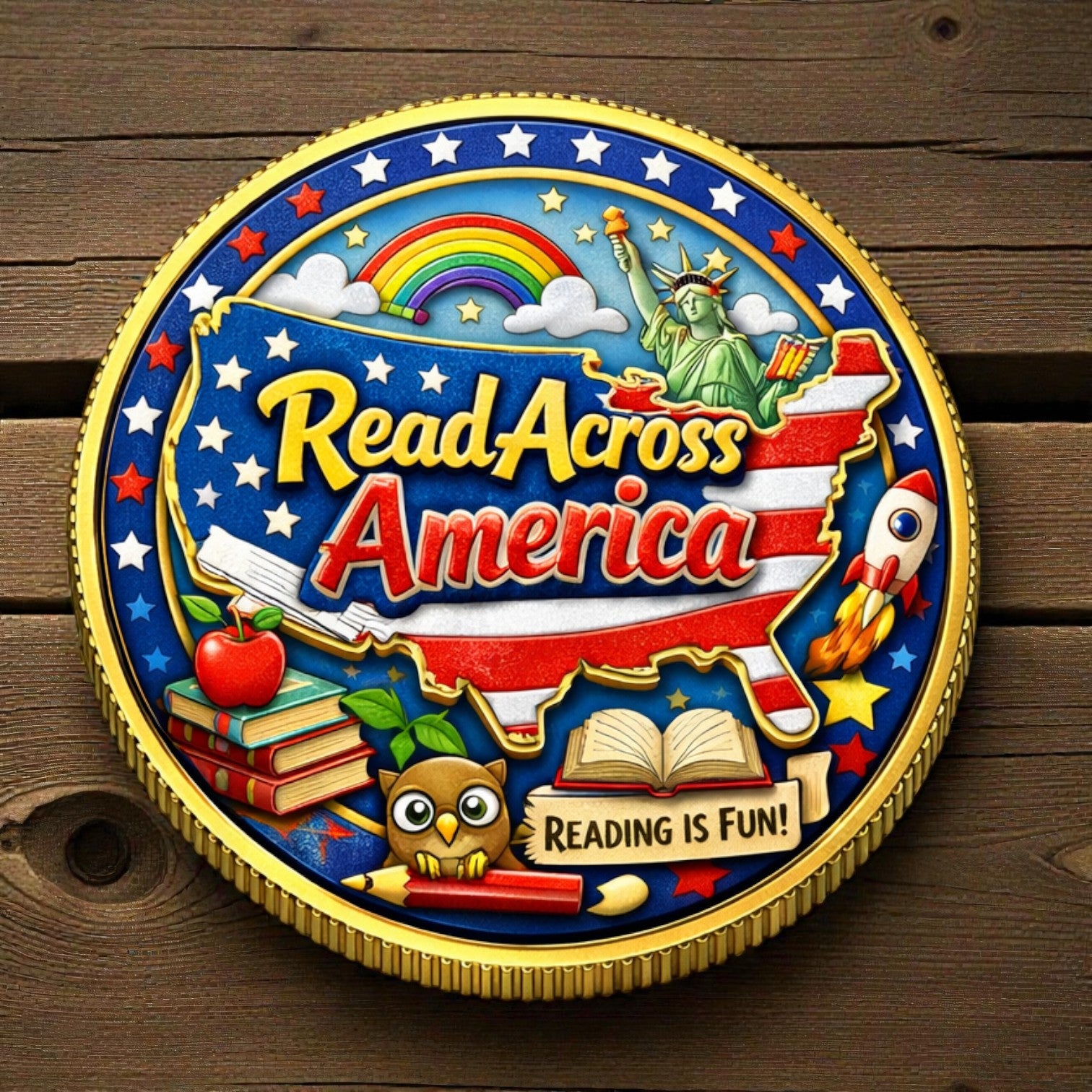🔥Limited Edition🔥Read Across America Day Commemorative Coin
