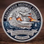 🔥Last Day 50% OFF 🔥Battle of Midway Commemoration Day Challenge Coin | Remember Midway Heroes | June 1942 Memorial Coin