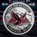 🔥Last Day 50% OFF 🔥Rise for 60 Years: Exclusive Atlanta Falcons 60th Anniversary Commemorative Coin 🦅🔴⚫