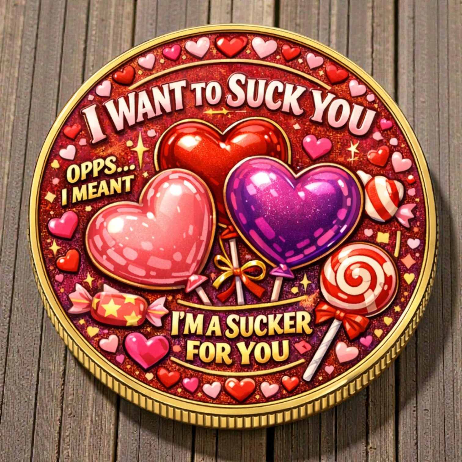 🔥Limited Edition🔥Valentine’s Day Funny Cupid Challenge Coin