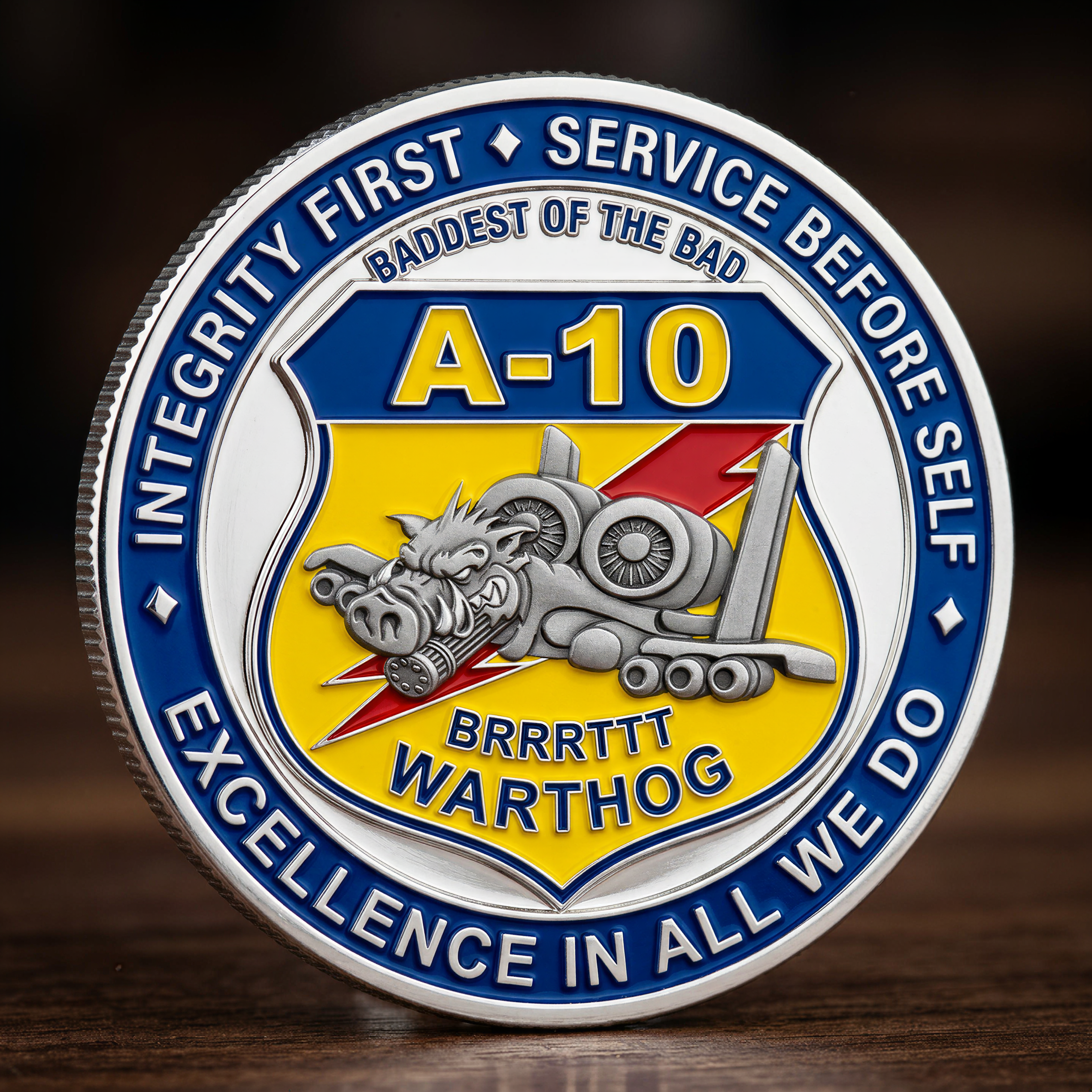 🔥Last Day 50% OFF 🔥Exclusive “Warthog"🐗 A-10 Thunderbolt II BRRRTTT Edition Air Force Birthday Commemorative Coin 🇺🇸