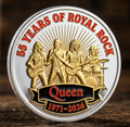 🔥Limited Edition Only 500pcs on available 🔥 🇬🇧 Queen 55th Anniversary Commemorative Coin - "The Show Must Go On"🎸👑