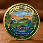 🔥Last Day 50% OFF🔥 2026 PGA Tour Cadillac Championship Challenge Coin - Trump National Doral Blue Monster Edition ⛳