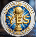 🔥Last Day 50% OFF 🔥Official 2026 World Cup Commemorative Decision Coin | YES/NO Flip Coin ⚽🏆