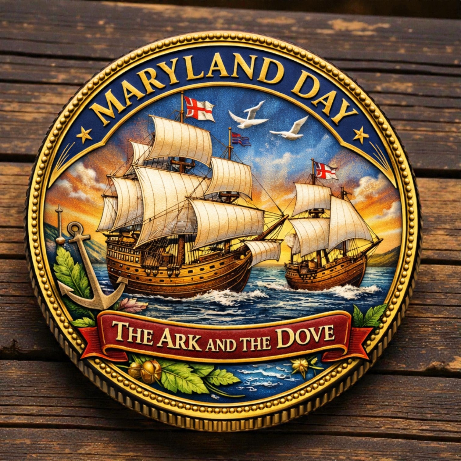 🔥Limited Edition🔥Maryland Day Commemorative Coin
