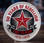 🔥Last Day 50% OFF 🔥The Clash 50th Anniversary Limited Edition Commemorative Coin | 1976-2026 Punk Legacy 🎸