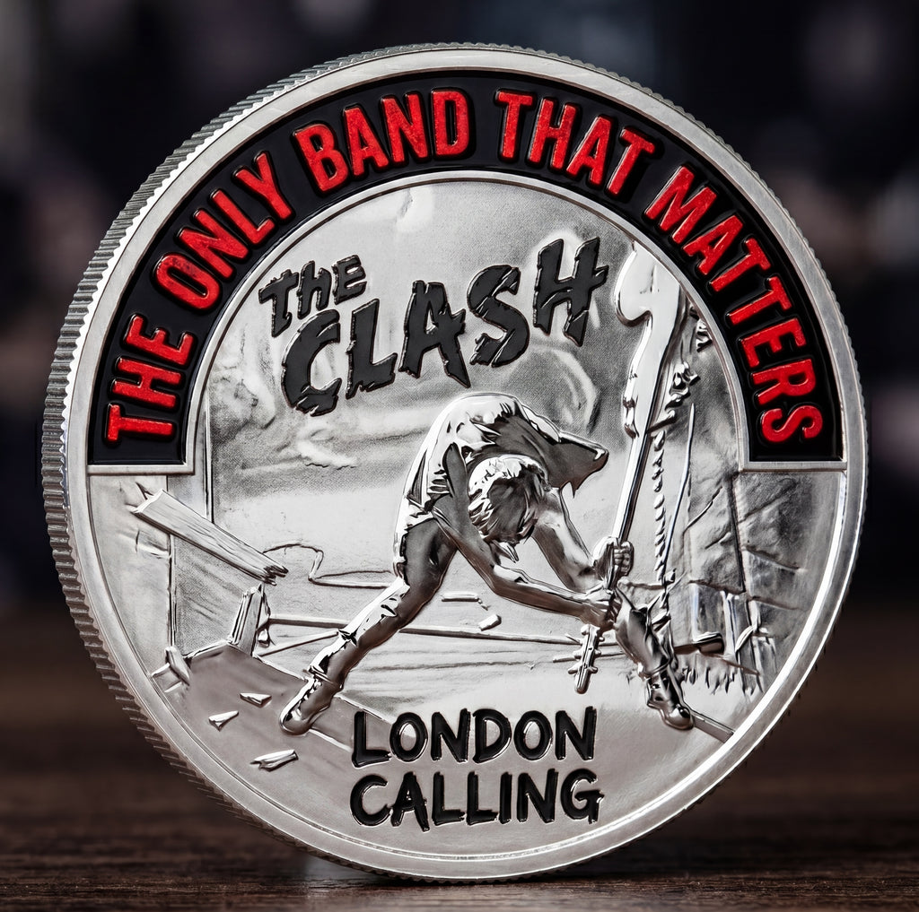 🔥Last Day 50% OFF 🔥The Clash 50th Anniversary Limited Edition Commemorative Coin | 1976-2026 Punk Legacy 🎸