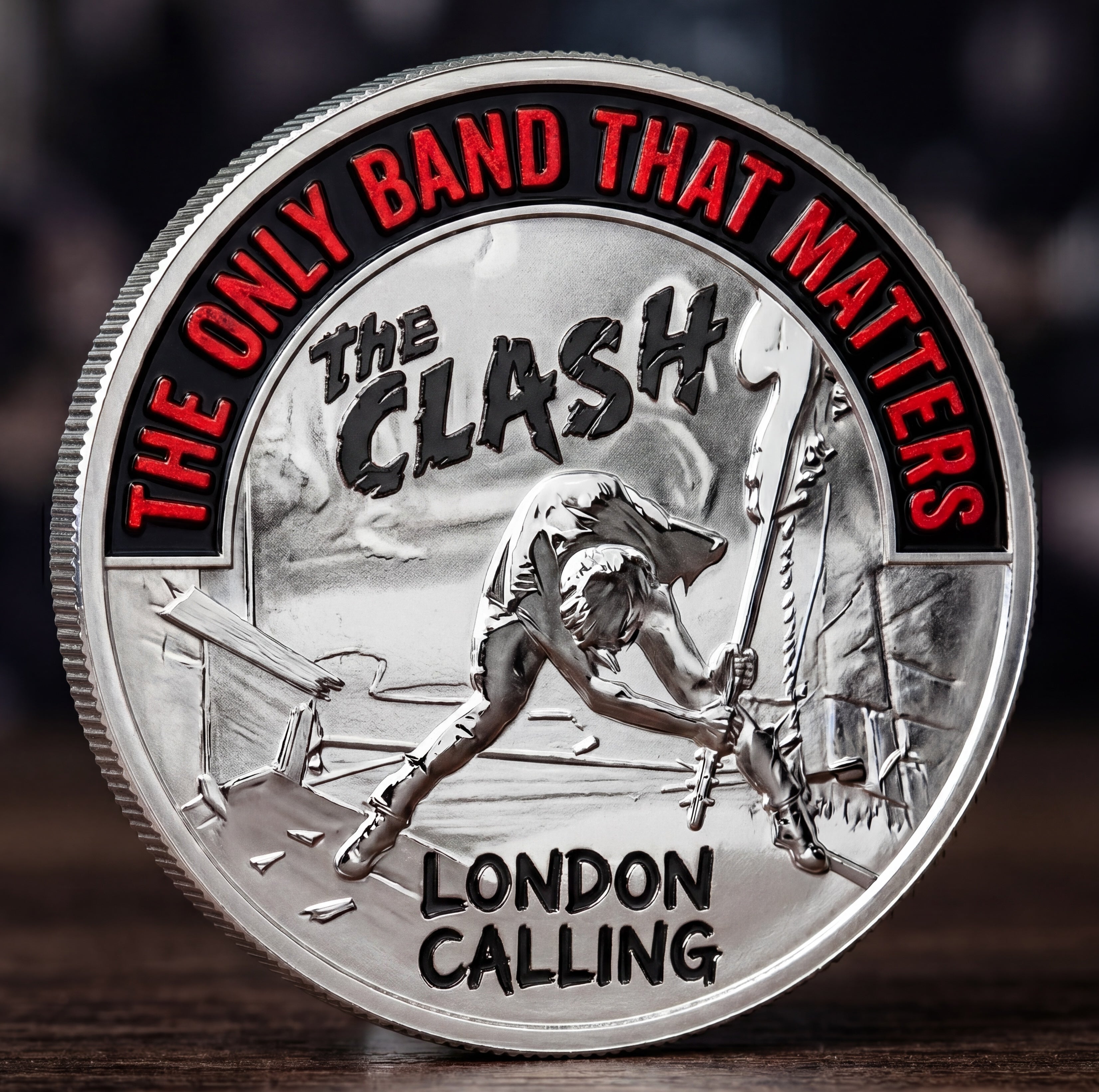 🔥Last Day 50% OFF 🔥The Clash 50th Anniversary Limited Edition Commemorative Coin | 1976-2026 Punk Legacy 🎸