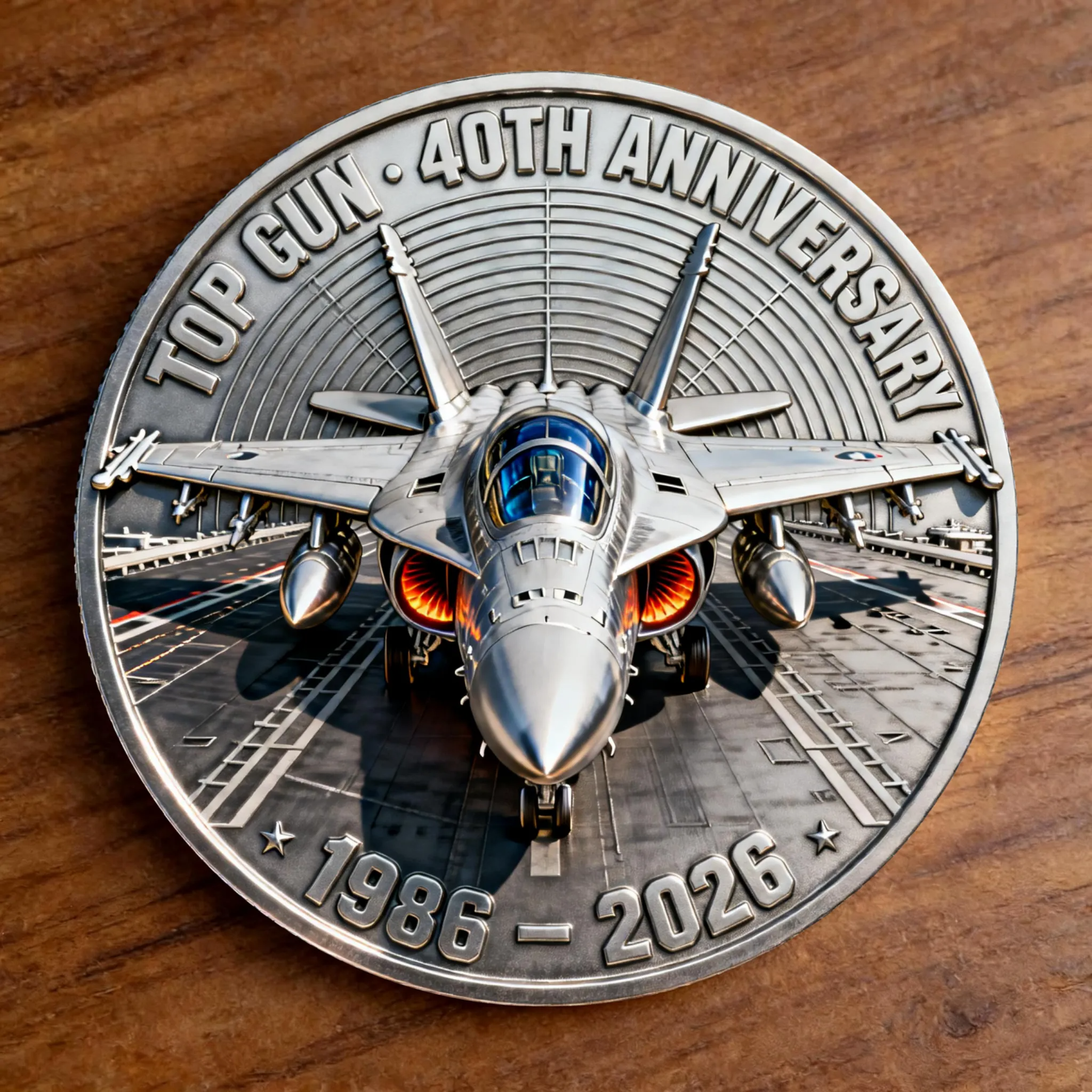 🏆New Year 49% OFF✈️🔥 TOP GUN 40TH ANNIVERSARY COMMEMORATIVE COIN — Born to Fly. Built for Legends. 🛩️⭐