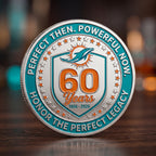 🔥Last Day 50% OFF 🔥🐬 Limited Edition Miami Dolphins 60th Anniversary Commemorative Coin (1966-2026)